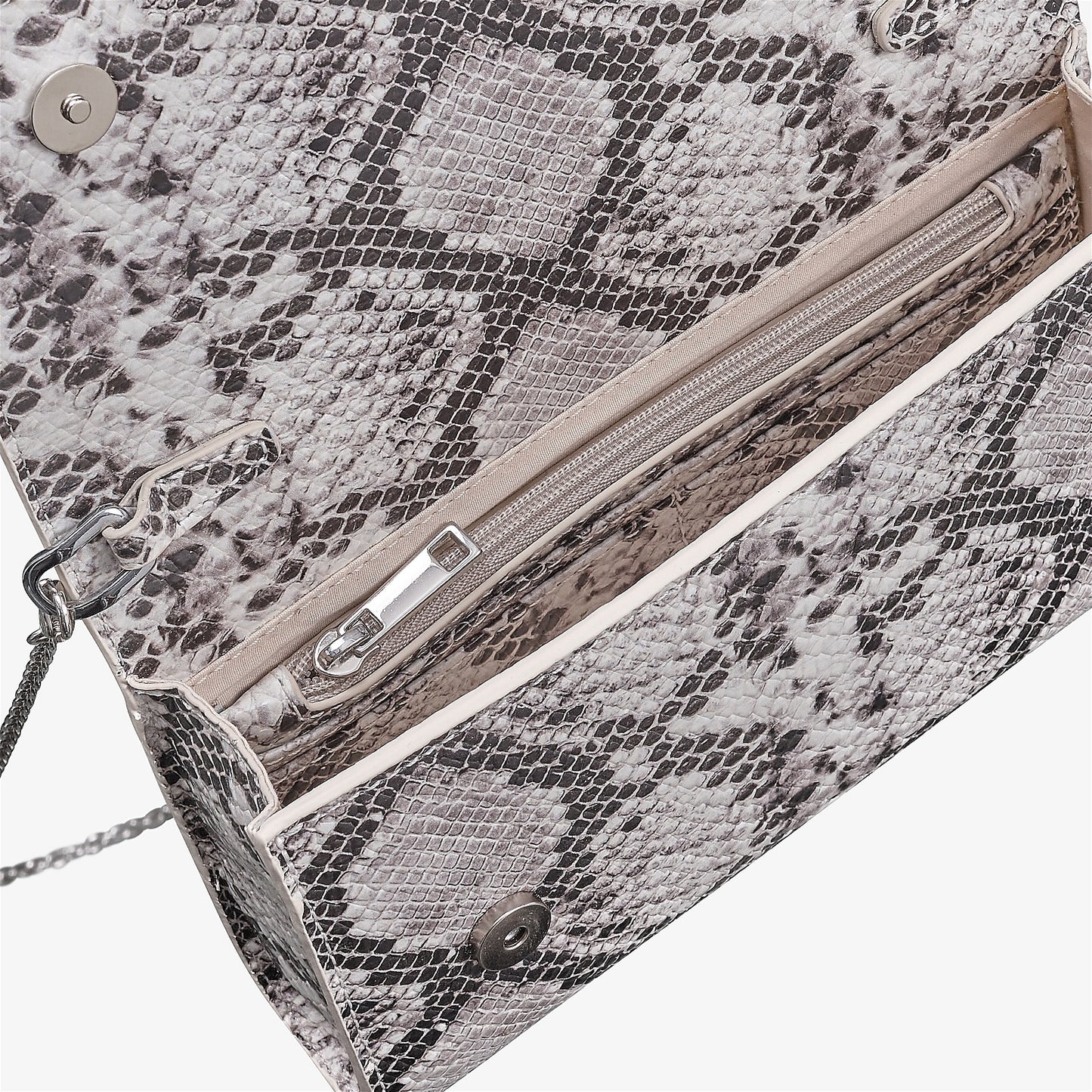 Iris Ivory Snake Bag