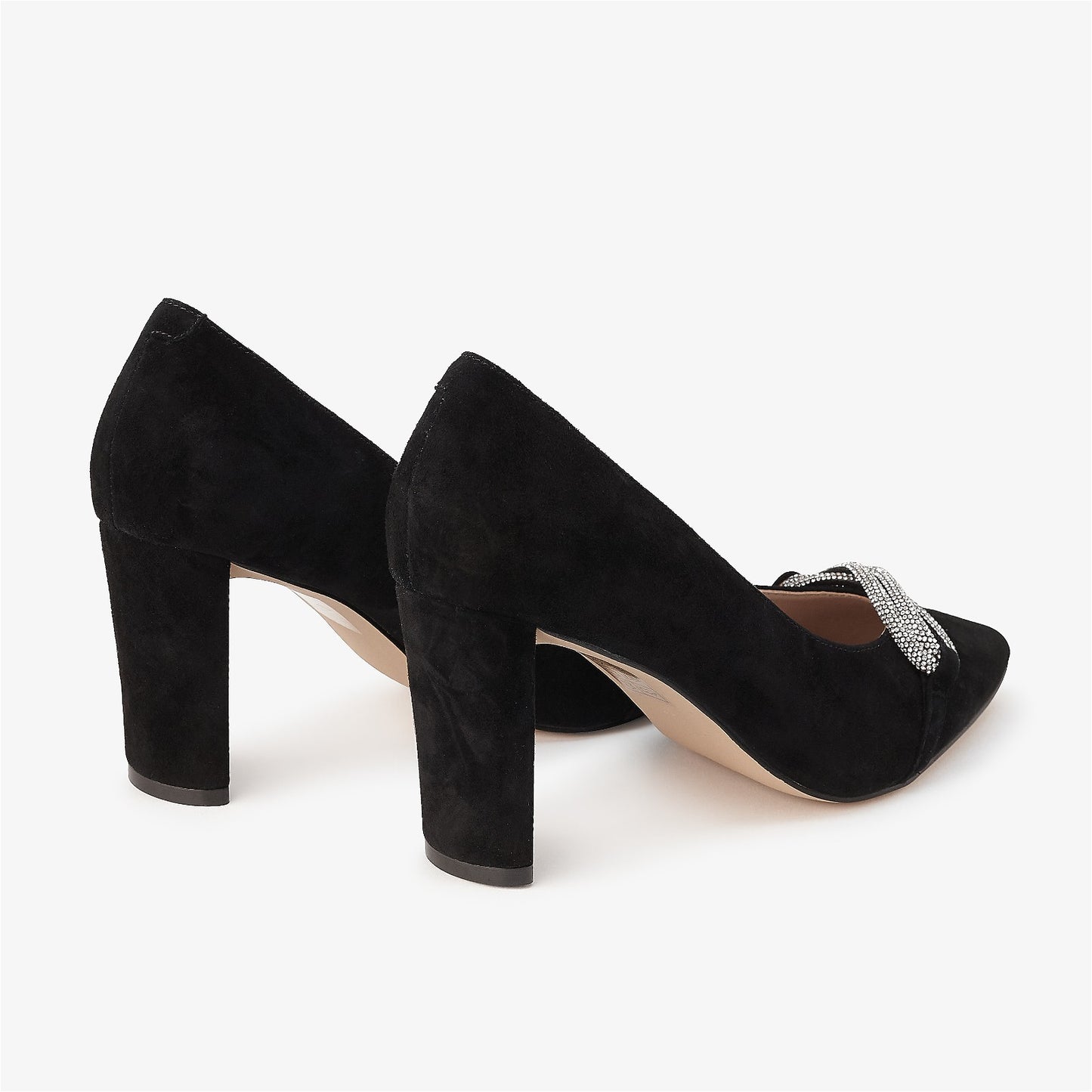 Opal Black Suede