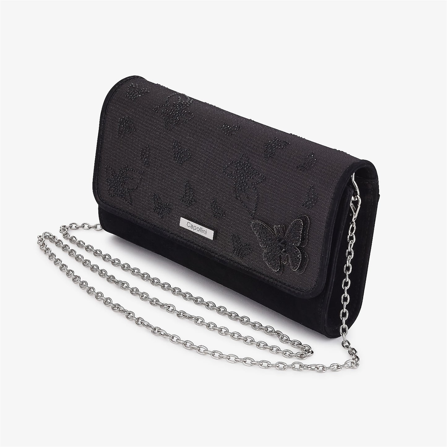 Evie Black Mesh Bag