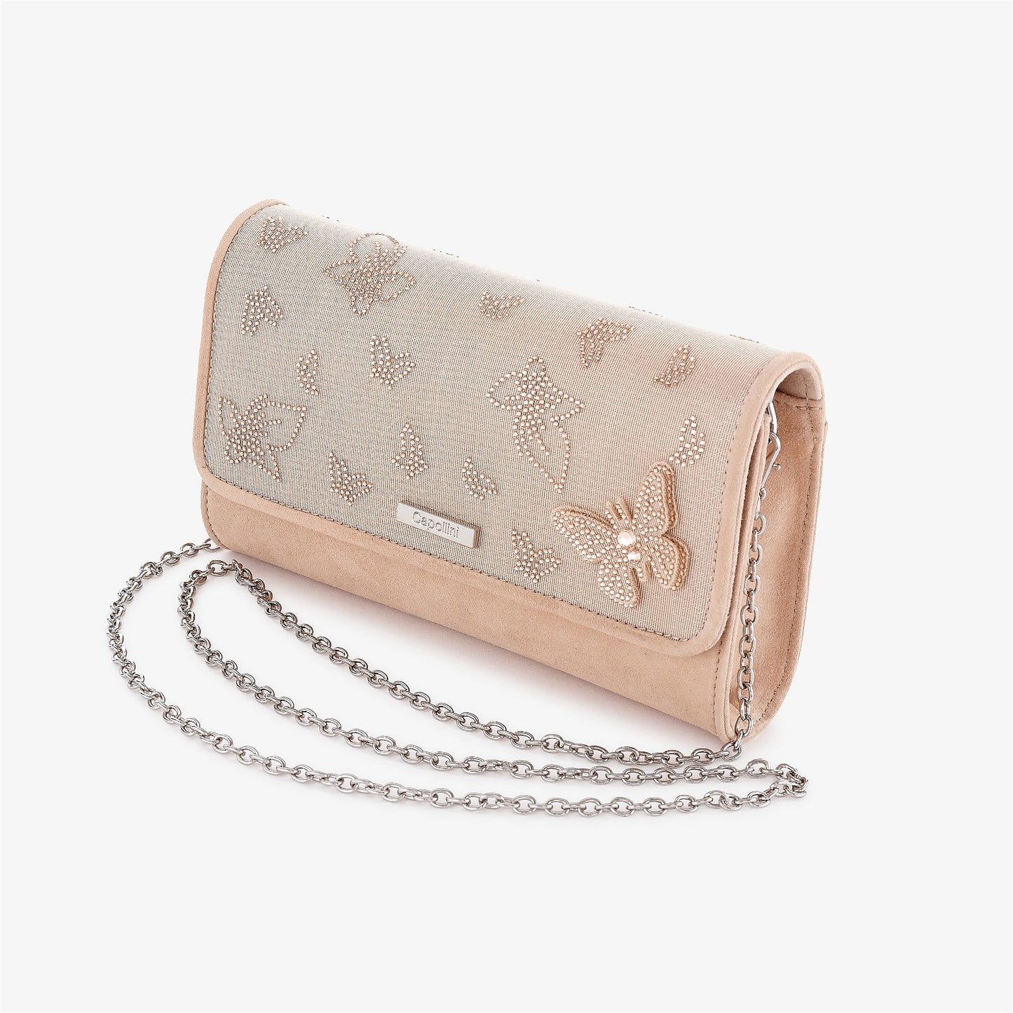 Evie Blush Mesh Bag