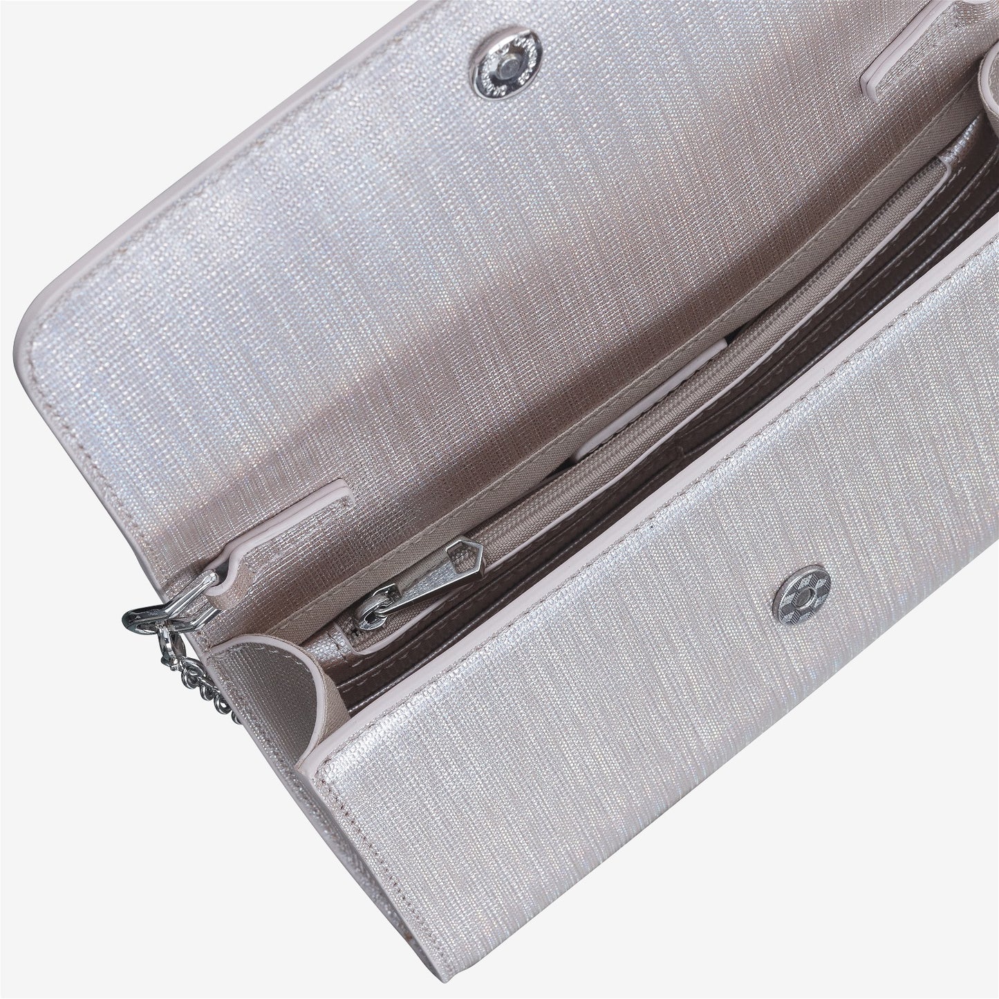 Vivian Pearlised Blush Bag