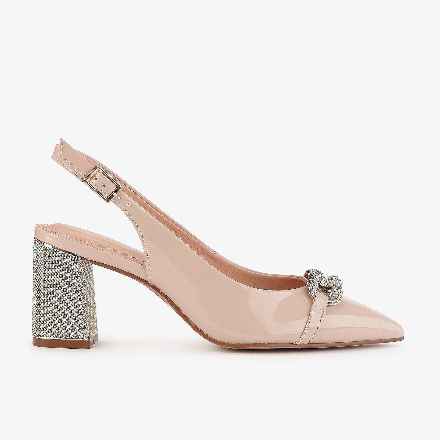 Mazy Nude Pink Patent