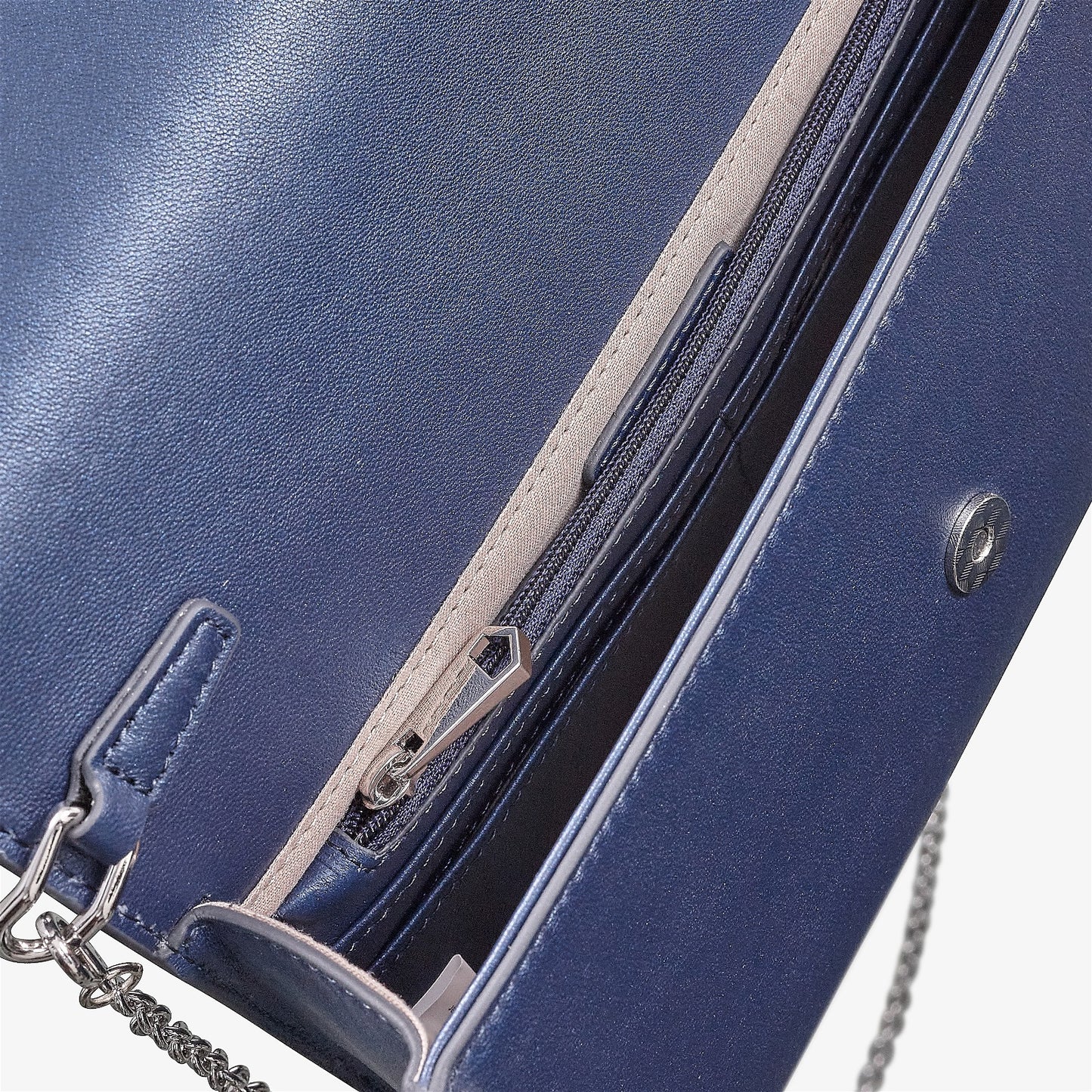 Ophelia Navy Clutch