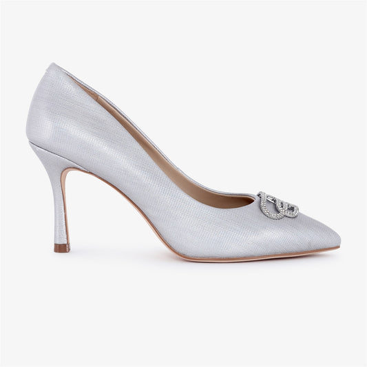 Scarlet Pearlised Silver