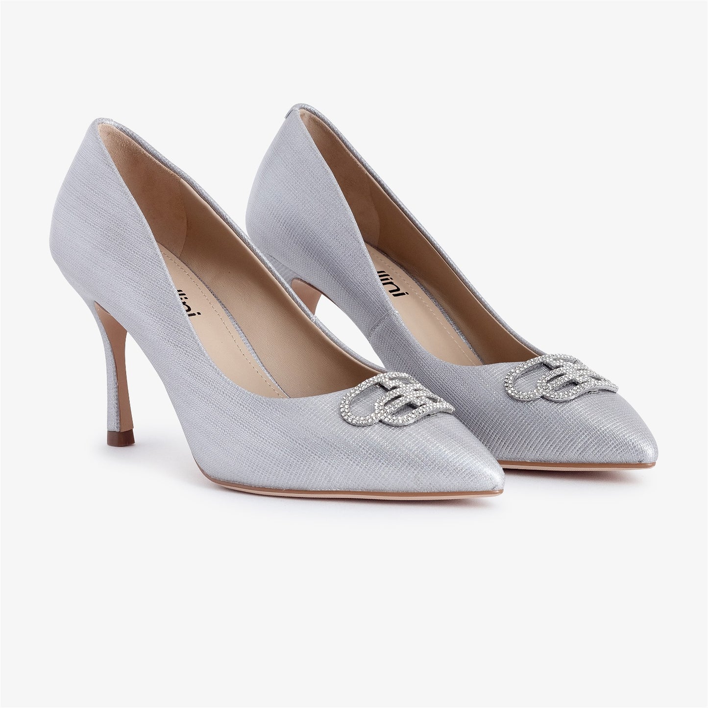 Scarlet Pearlised Silver