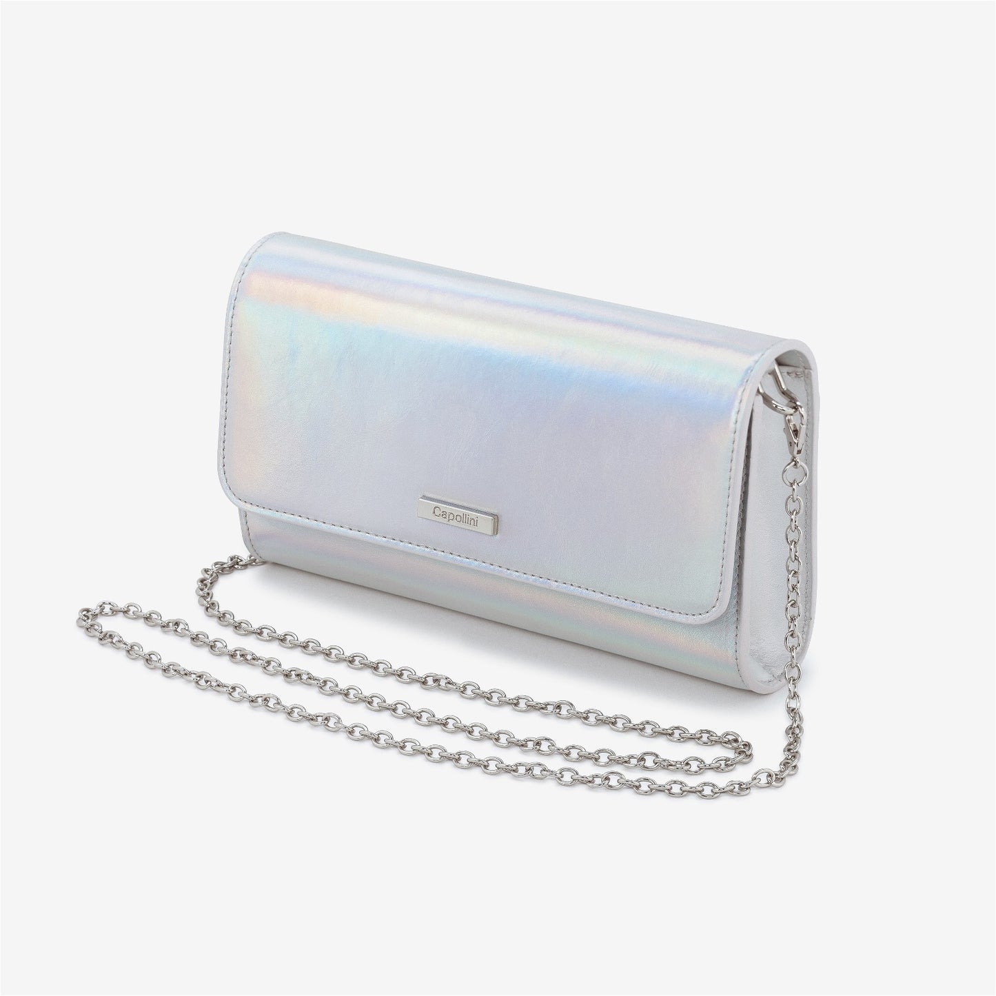 Lumi Iridescent Silver Bag