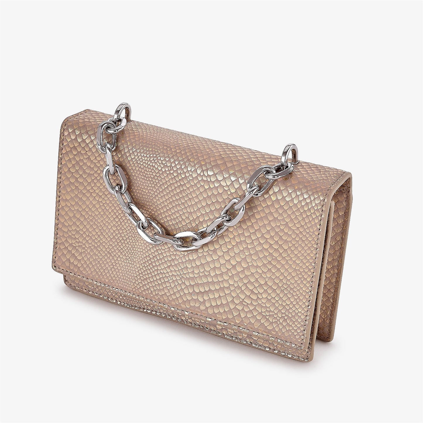 Diana Champagne Clutch Bag